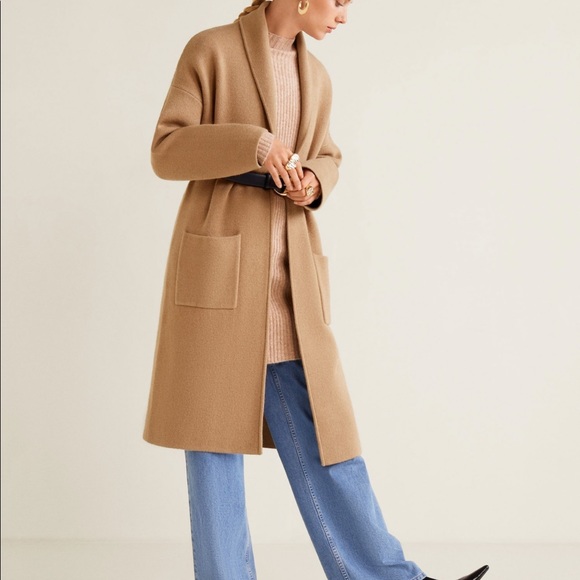 Last☄️Mango Midi coat NWT bloggers favorite - Picture 12 of 16